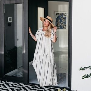 Ace & Jig Casablanca tiered belted dress size XS - worn once for photo shoot!